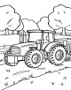 Tractor Coloring Page