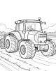 Tractor Coloring Page