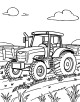 Tractor Coloring Page