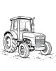 Tractor Coloring Page