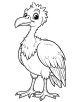 vulture coloring page