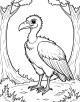 Vulture Coloring Page