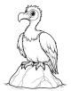 Vulture Coloring Page