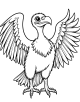 Vulture Coloring Page