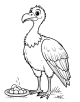 Vulture Coloring Page