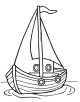 Boat Coloring Page