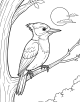 Woodpecker Coloring Page