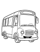 Articulated bus coloring page