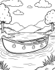 Boat Coloring Page