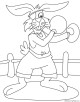 Rabbit Coloring Page