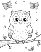 Owl Coloring Page