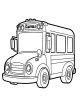 Bus Coloring Page