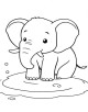 Elephant Coloring Page