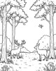 Forest Coloring Page