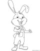 Rabbit Coloring Page