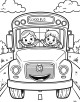 School Bus Coloring Page