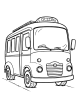 Bus Coloring Page