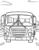 Bus Coloring Page