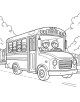 School Bus Coloring Page