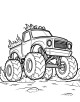 Monster Truck Coloring Page