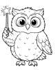 Owl Coloring Page