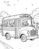 School Bus Coloring Page