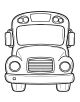 Bus Coloring Page