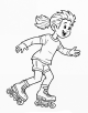 Skating Coloring Page