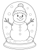 Snowman Coloring Page