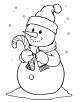 Snowman Coloring Page