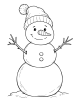 Snowman Coloring Page