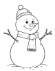 Snowman Coloring Page