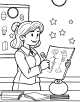 Teacher Coloring Page