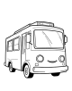 Bus Coloring Page