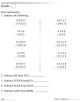 Mental Maths Worksheets Grade 3