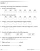 Mental Maths Worksheets Grade 3