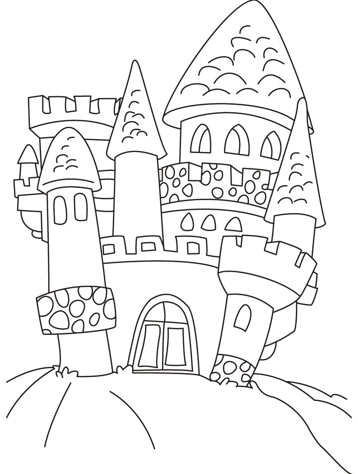 Old castle coloring pages | Download Free Old castle coloring pages for ...