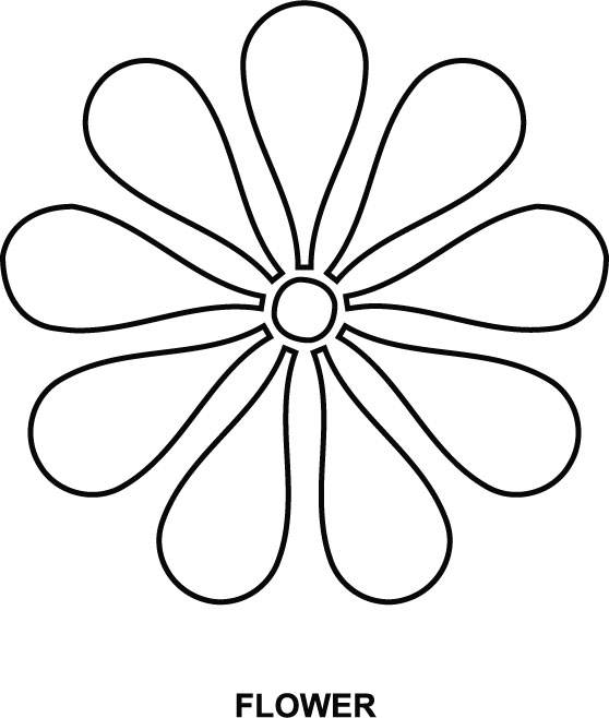 Flower coloring page | Download Free Flower coloring page for kids ...