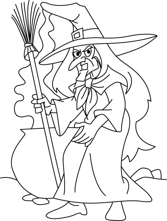Halloween is ready for her nightly mission coloring pages | Download ...