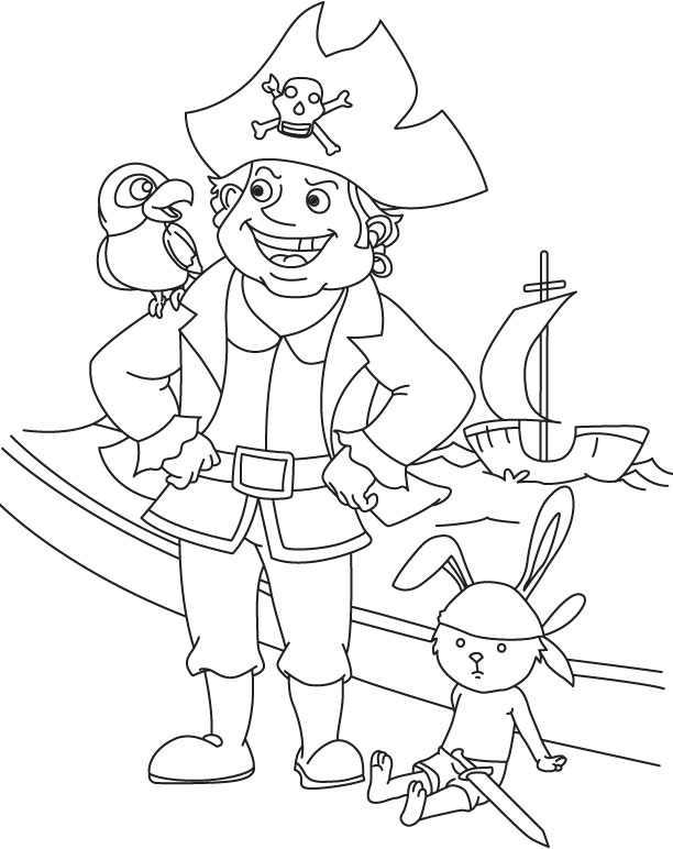 Pirates group coloring page | Download Free Pirates group coloring page ...