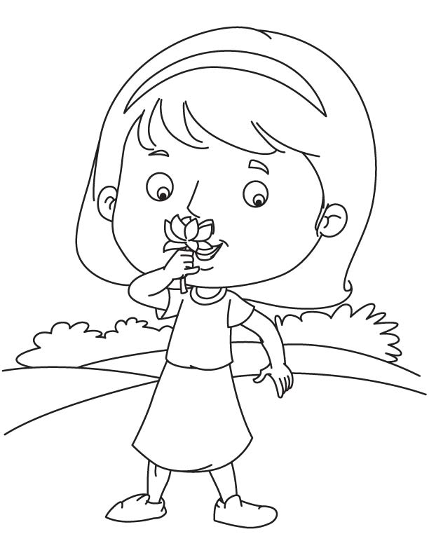 A Coloring Page With The Words Sense Of Smell - vrogue.co