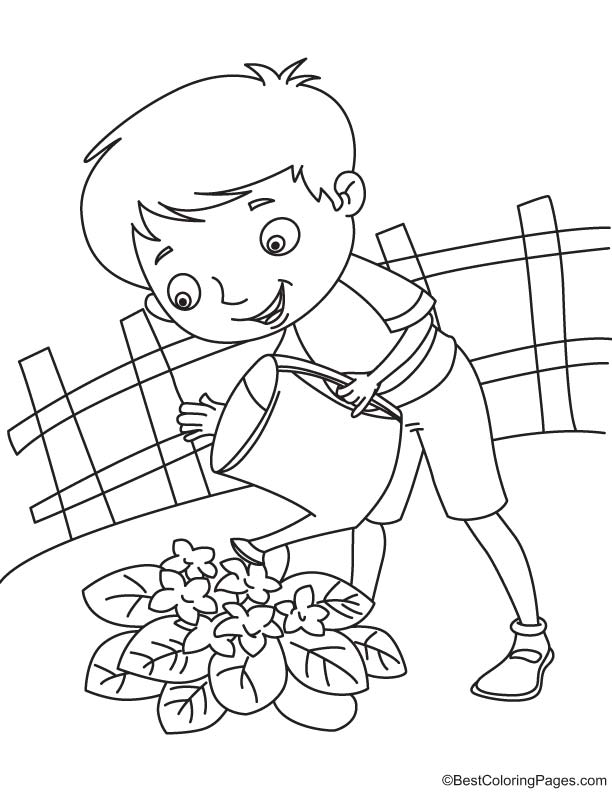Violet garden coloring page | Download Free Violet garden coloring page ...