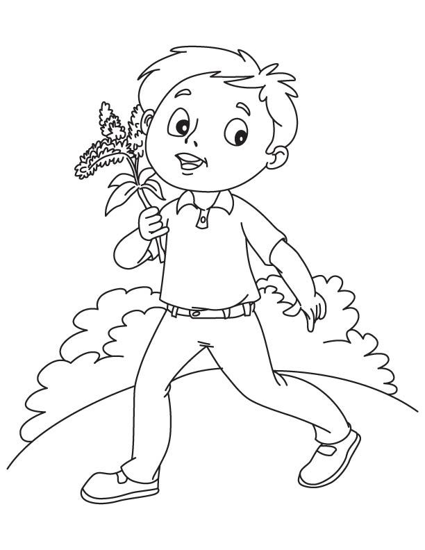Young with Goldenrod coloring page | Download Free Young with Goldenrod ...